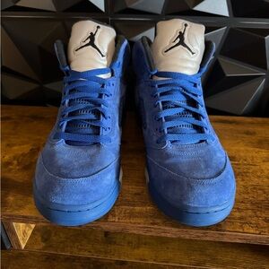 Jordan 5 Retro Blue Suede